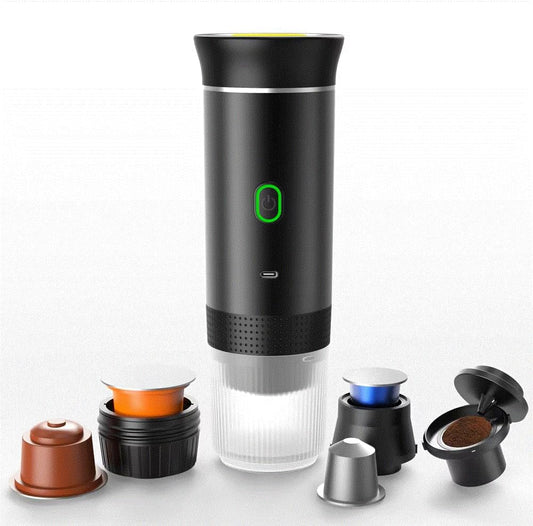 Rechargeable Espresso and Coffee Machine for Camping & Travel