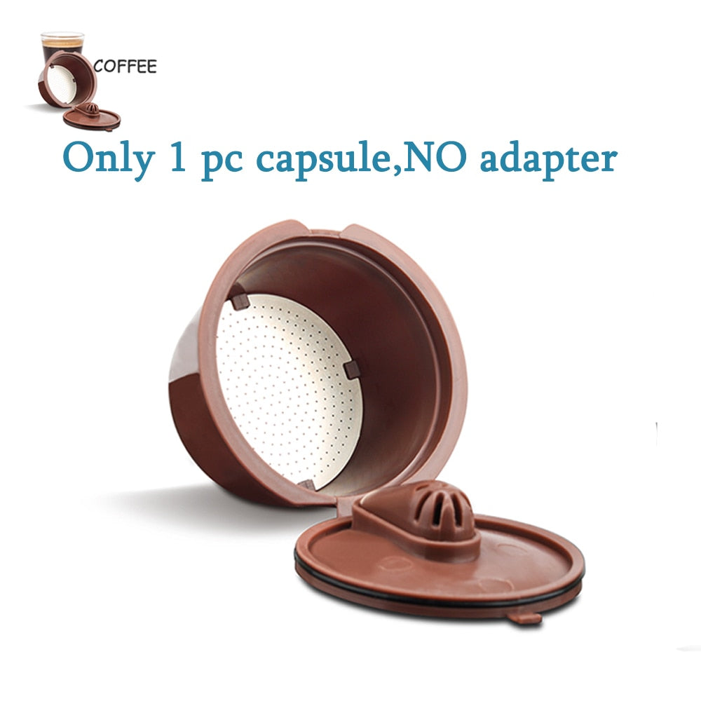 Single coffee capsule without an adapter.